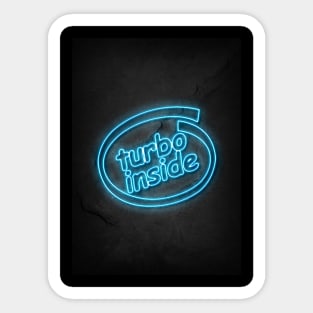 Turbo Inside Sticker